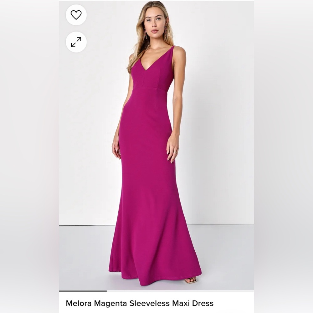 NWT Lulu Melora Magenta Maxi Dress